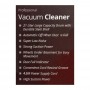 West Point Professional Vacuum Cleaner, 21L, 1500W, WF-102