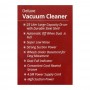 West Point Deluxe Vacuum Cleaner, 25L, 1500W, WF-960
