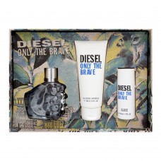Diesel Only The Brave Gift Set, EDT 75ml + Shower Gel