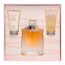 Lancome La Vie Est Belle Gift Set, EDP 100ml + Body Lotion + Shower Gel