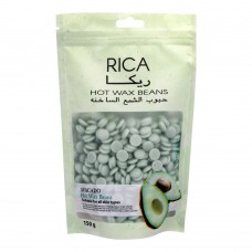 RICA Avocado Hot Wax Beans, All Skin Types, 150g