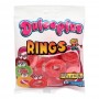 Dulceplus Sour Strawberry Rings Jelly, Gluten Free, Pouch, 100g