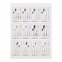 Elegant Line Text Stainless Steel Cutlery Set, 28 Pieces, EE28GS-13