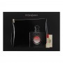 YSL Black Opium Perfume Gift Set For Women, EDP 50ml + Lipstick + Pouch