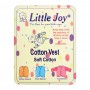 Little Joy Half Sleeves Kidss Cotton Vest, Round Neck, White, 3-Pack