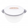 Happy Ware Hot Pot With Lock, 31x24x17cm, 3600ml, White, SU-621