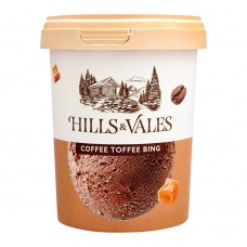 Hills & Vales Coffee Toffee Bing Ice Cream, 500ml
