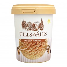 Hills & Vales Mocha Marvel Ice Cream, Low Fat, Low Sugar, 500ml
