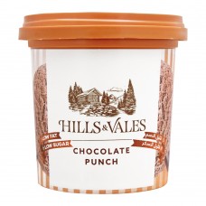 Hills & Vales Chocolate Punch Ice Cream, Low Fat, Low Sugar, 125ml