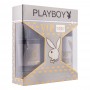 Playboy VIP Platinum Edition Perfume Set, EDT 100ml + Deodorant Body Spray, 150ml