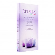 Depilia Argan Oil Body And Delicate Area Depilatory 60mm Strips, 20-Pack
