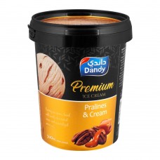 Dandy Premium Pralines & Cream Ice Cream, 500ml