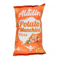 Aladin Potato Munchies Chips, Pizza, 60g