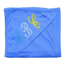 Angel's Kiss Interlock Baby Wrapping Sheets, Blue