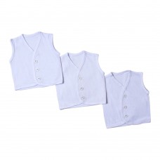 Angel's Kiss Newborn Vest, Size Zero, White