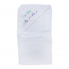 Angel's Kiss Textile Baby Bath Towel, White