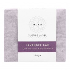Aura Crafts Trusting Nature Lavender Homemade Soap Bar, 100g