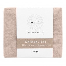 Aura Crafts Trusting Nature Oatmeal Homemade Soap Bar, 100g