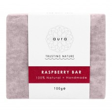 Aura Crafts Trusting Nature Raspberry Homemade Soap Bar, 100g