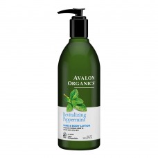 Avalon Organics Revitalizing Peppermint Hand & Body Lotion, 340g