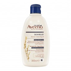 Aveeno Active Naturals Skin Relief Shower Cleansing Oil, Soap & Sulfate Free, 300ml