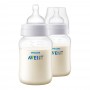 Avent Anti-Colic Wide Neck Feeding Bottles, 1m+, 2 Pieces, 260ml/9oz, SCF813/27