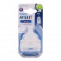 Avent Classic Silicone Teat 2-Pack 3m+ Slow Flow - SCF632/27