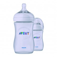 Avent Natural Feeding Bottle 2-Pack 1m+ 260ml - SCF693/23