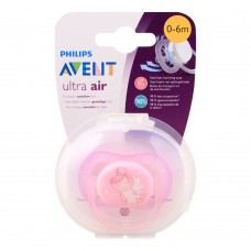 Avent Ultra Air Sensitive Skin Soother, 0-6m, Pink, SCF545/10
