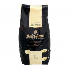 Belcolade Belgian Real White Chocolate Drops, 5 KG
