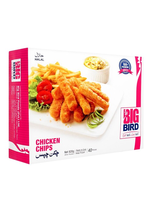 Big Bird Chicken Chips, 40 Pieces, 920g