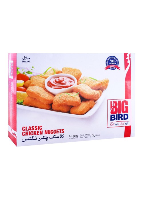 Big Bird Classic Chicken Nuggets, 40 Pieces, 880gm