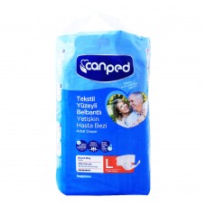 Canped Adult Diaper, Large, 100-150cm, 7-Pack