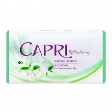 Capri Refreshing Purifying Green Tea Soap, Green, Wild Orchid, 140g