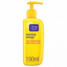 Clean & Clear Morning Energy Skin Brightening Daily Facial Wash, Oil Free, 150ml