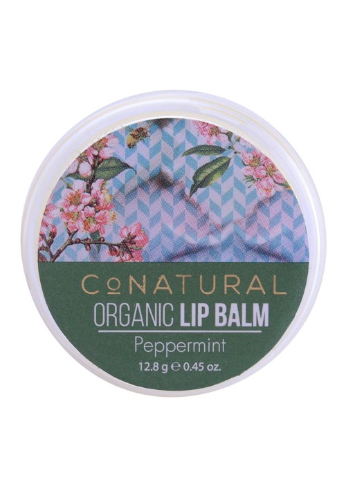 CoNatural Organic Lip Balm, Peppermint, 12.8g