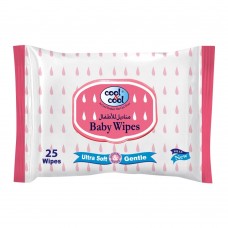Cool & Cool Baby Wipes, 25-Pack