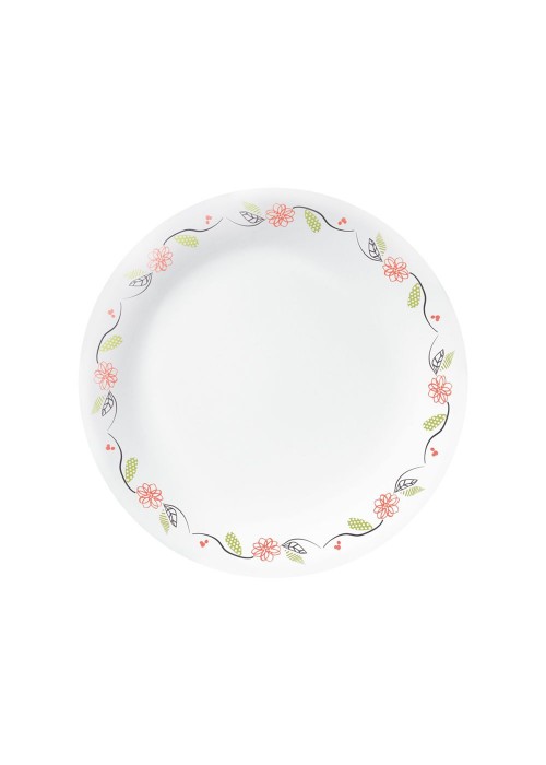 Corelle Livingware Tangerine Garden Luncheon Plate, 8.5 Inches