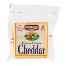 Cottage Processed Cheddar Cheese Slices, 10 Pieces
