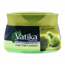 Dabur Vatika Hair Styling Cream, Olive, Cactus & Henna, Hair Fall Control 140ml