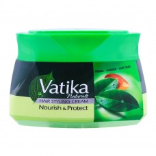 Dabur Vatika Henna, Almond, Aloe Vera Hair Styling Cream, Nourish & Protect 140ml