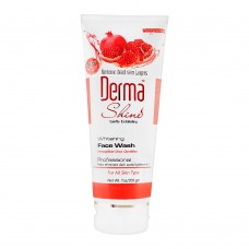 Derma Shine Gently Exfoliating Pomegranate Whitening Face Wash, For All Skin Types, 200g