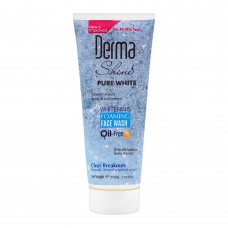 Derma Shine Pure White Whitening Oil Free Foaming Face Wash, 200g