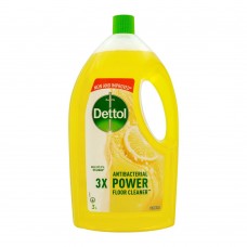 Dettol Antibacterial Power Floor Cleaner, Citrus, 3 Liters
