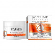 Eveline Bio Active Vitamin C Actively Rejuvenating Illuminating Day & Night Cream, For Fatigued & Dull Skin, 50ml