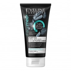 Eveline Facemed+ 3-In-1 Purifying Facial Wash Paste, With Activated Carbon 150ml