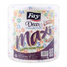 Fay Maxi Printed Kitchen Paper Towel Tissue, 2-Ply