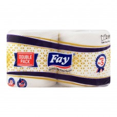 Fay Toilet Tissue Roll, Twin Pack