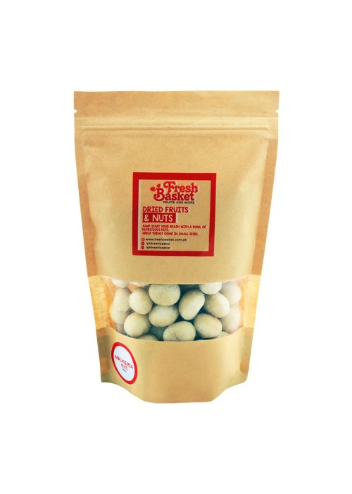 Fresh Basket Macadamia Nuts, Plain, 250g