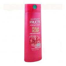 Garnier Fructis Full & Plush Volume/Body Fortifying Shampoo, Fibra Cylane + Pomegranate, Paraben Free, 370ml